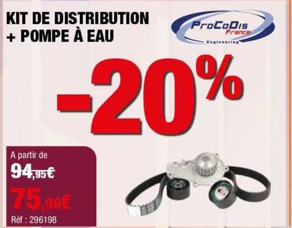 Kit De Distribution + Pompe à Eau Procodis