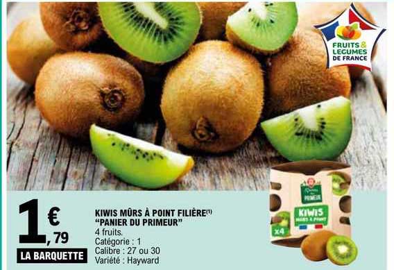 kiwis mûrs à point filière "panier du primeur"