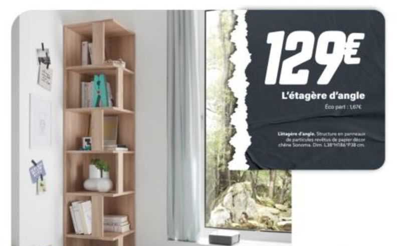 l'étagère d'angle