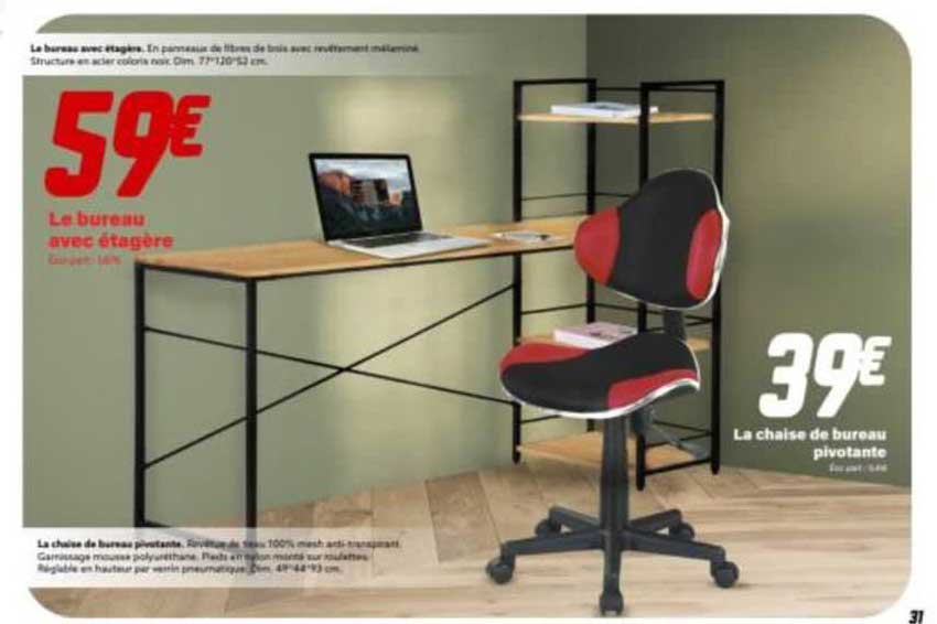 La Chaise De Bureau Pivotante