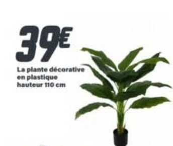 la plante décorative en plastique hauteur 110 cm