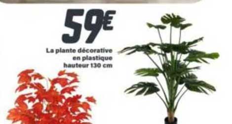 la plante décorative en plastique hauteur 130 cm