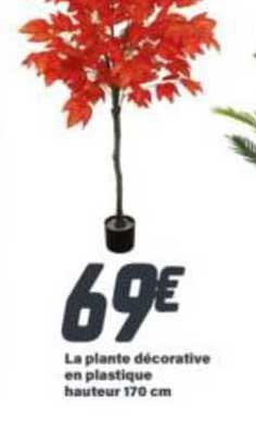 la plante décorative en plastique hauteur 170 cm