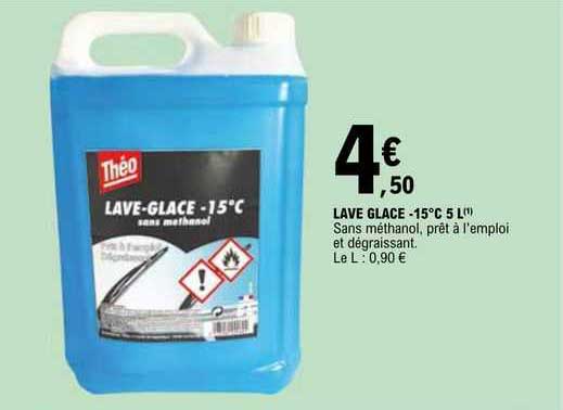 lave glace -15°c 5 l