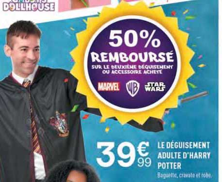 le déguisement adulte d'harry potter