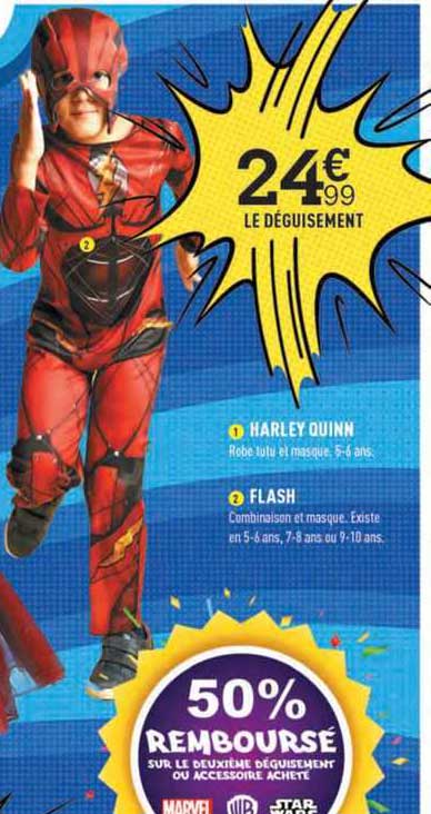 le déguisement harley quinn, flash