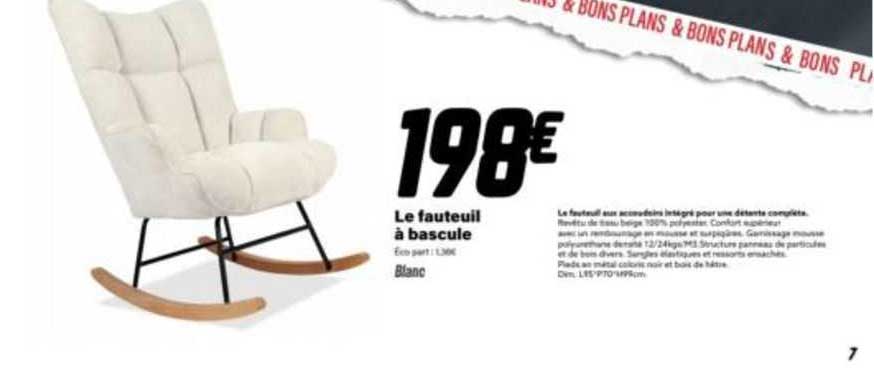 Le Fauteuil à Bascule