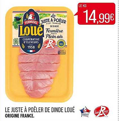 le juste à poêler de dinde loué