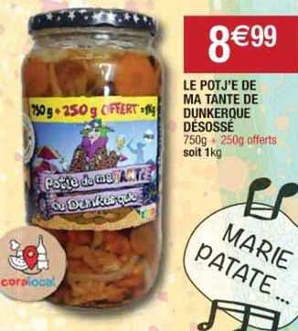 le potj'e de ma tante de dunkerque désossé