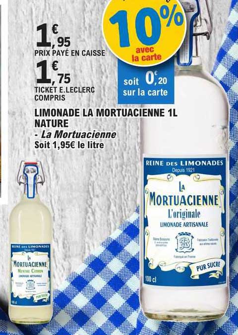 limonade la mortuacienne 1l nature