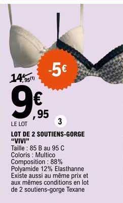 lot de 2 soutiens-gorge "vivi"