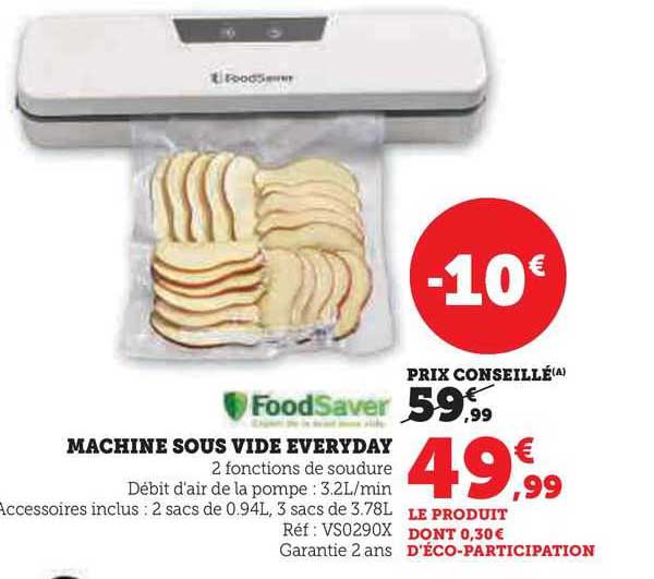 Machine Sous Vide Everyday FoodSaver