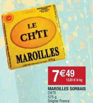 maroilles sorbais ch'ti
