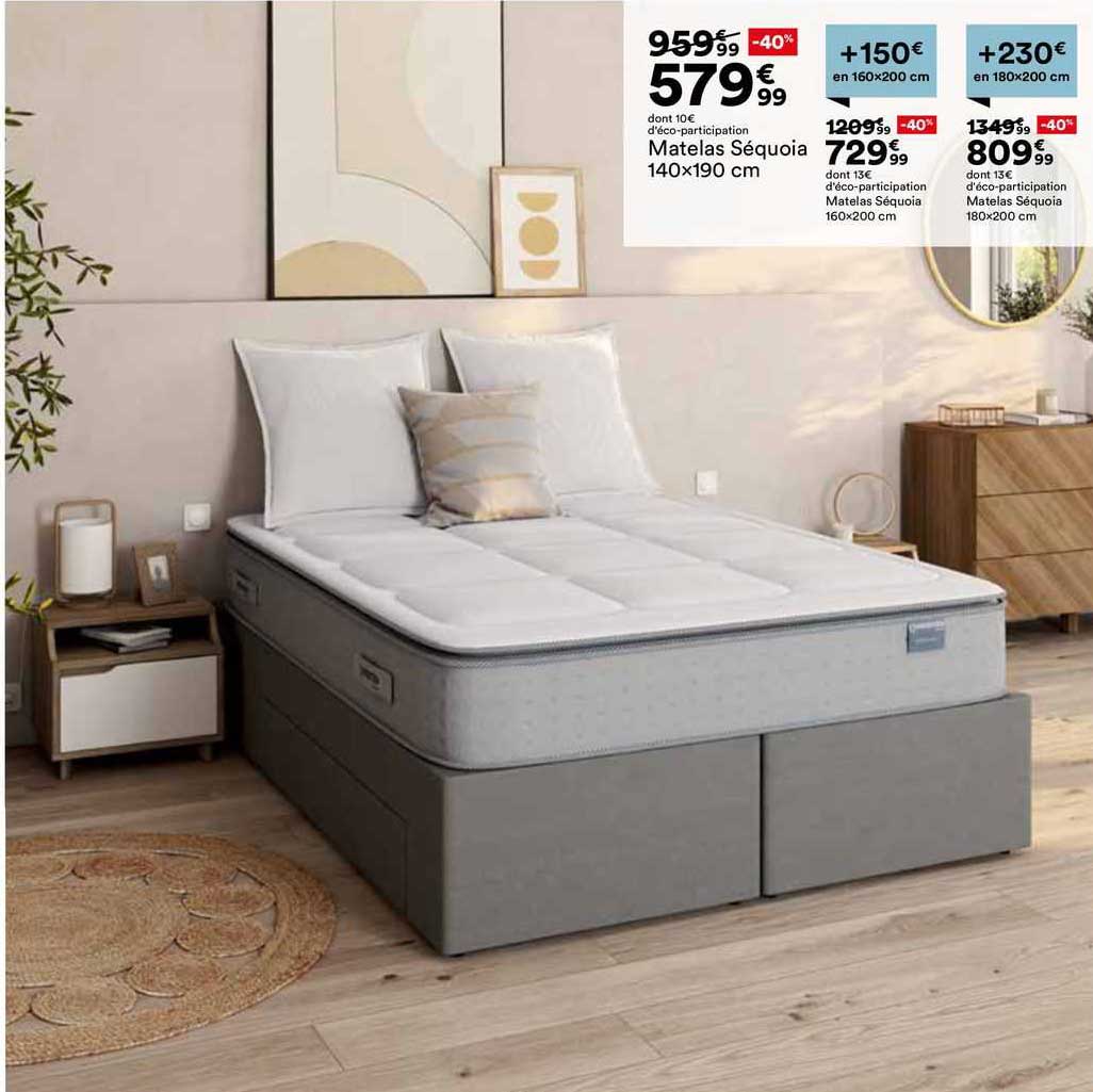 Mateals Séquoise 140 X 190 Cm