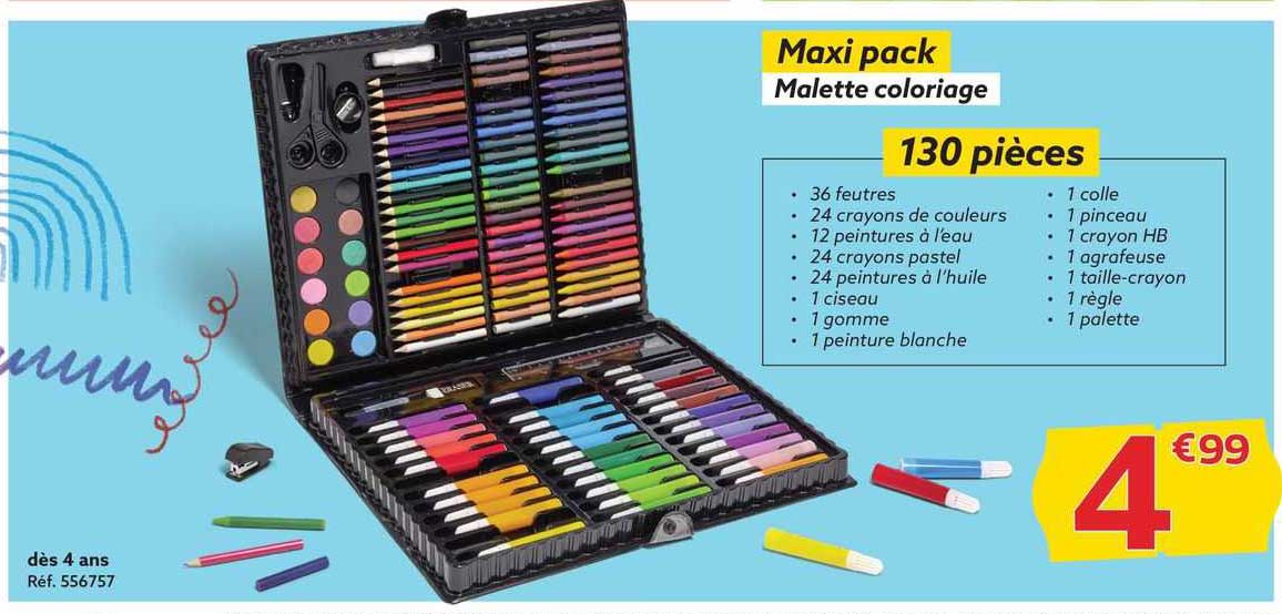 maxi pack malette coloriage