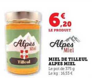 miel de tilleul alpes miel