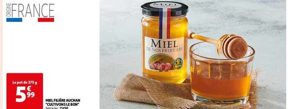 miel filière auchan "cultivons le bon"