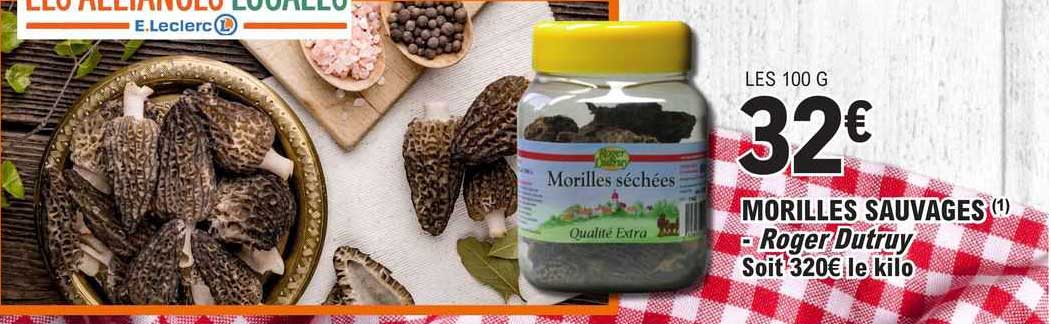morilles sauvages - roger dutruy