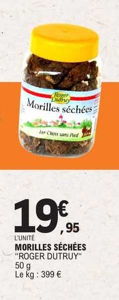 Morilles Séchées "roger Dutruy"