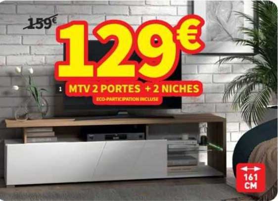 Mtv 2 Portes + 2 Niches