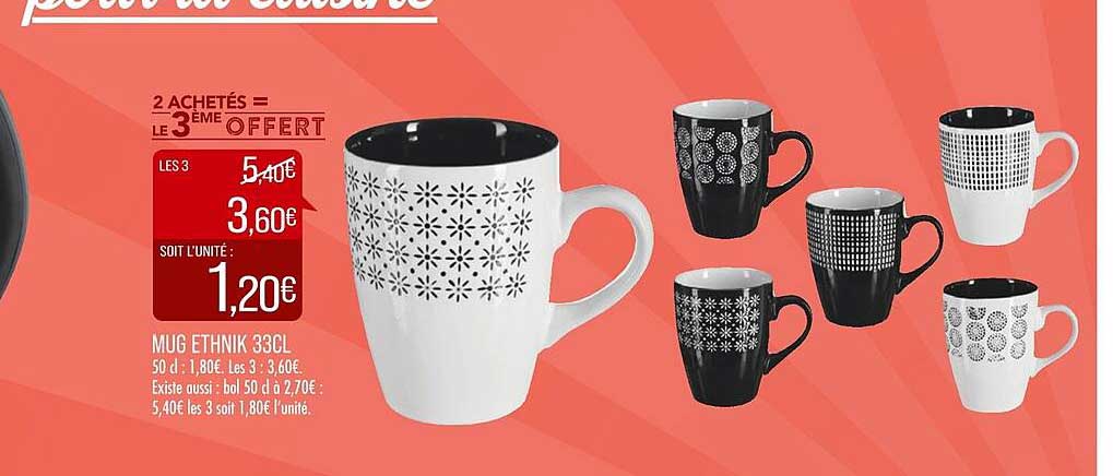 mug ethnik 33 cl