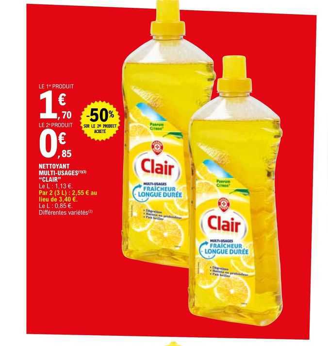 nettoyant multi-usages "clair"