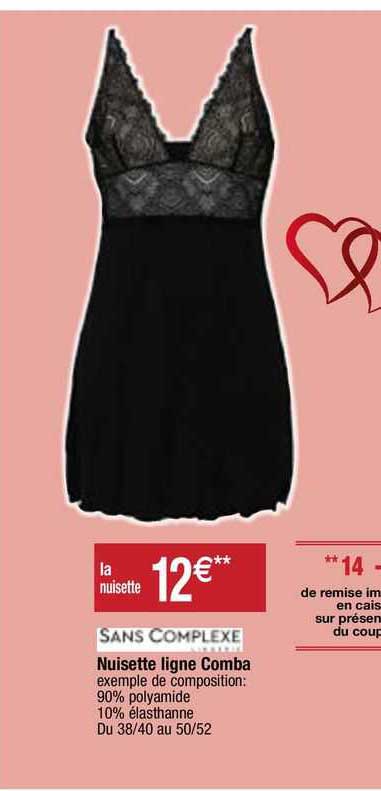 Nuisette Ligne Comba Sans Complexe