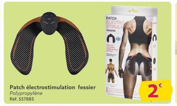 patch électrostimulation fessier