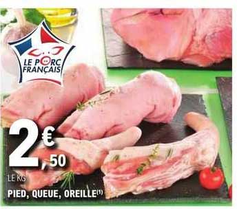 pied, queue, oreille