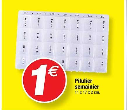 pilulier semainier