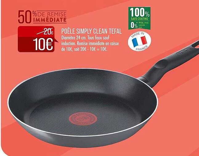 poêle simply clean tefal