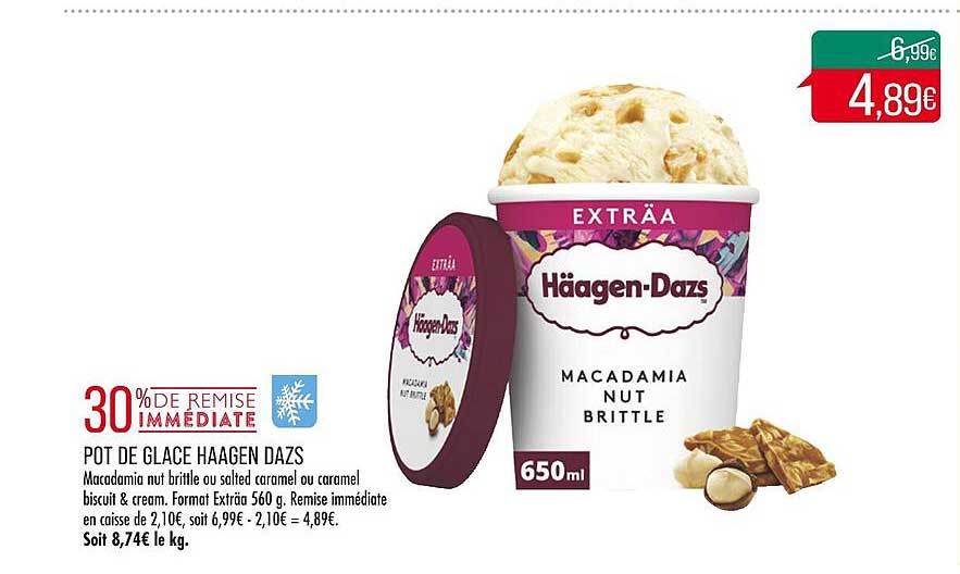 pot de glace häagen dazs