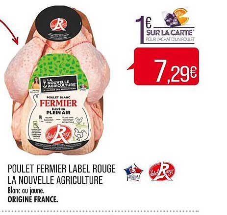 poulet fermier label rouge la nouvelle agriculture