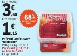 préparé américain "dutriaux"