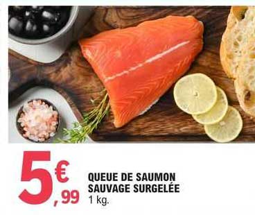 Queue De Saumon Sauvage Surgelée