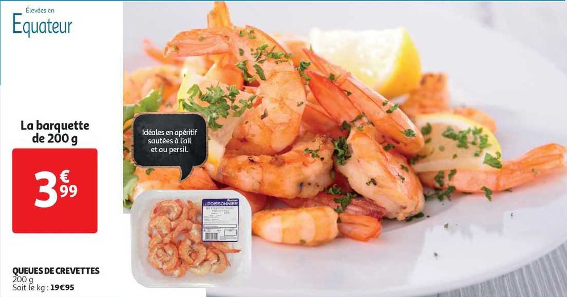 Queues De Crevettes