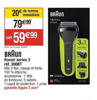 rasoir series 3 braun