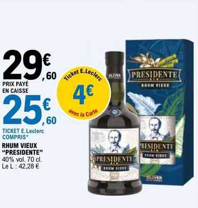 rhum vieux "presidente"