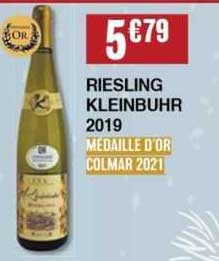 riesling kleinbuhr 2019