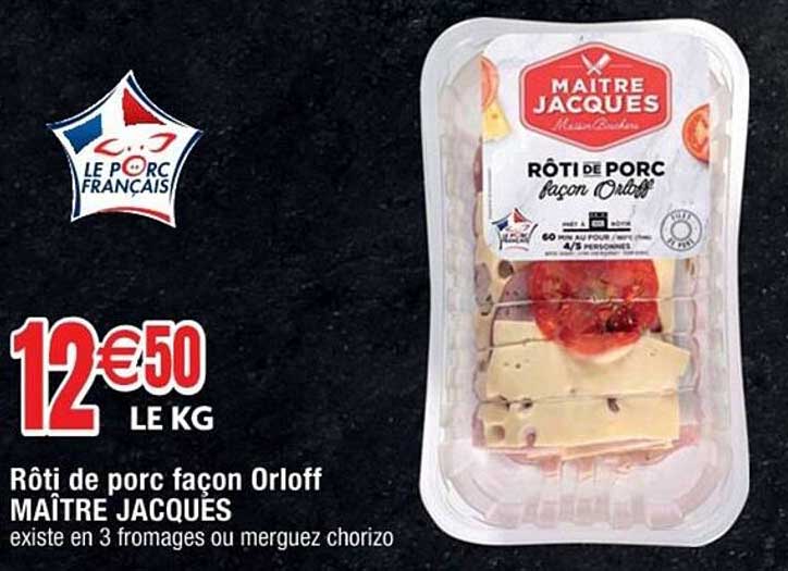 rôti de porc façon orloff maître jacques