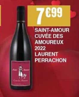saint-amour cuvée des amoureux 2022 laurent perrachon
