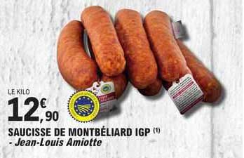 saucisse de montbéliard igp  - jean-louis amiotte
