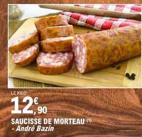 saucisse de morteau - andré bazin
