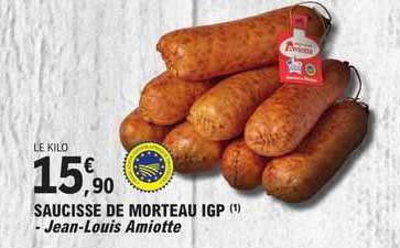 saucisse de morteau igp - jean-louis amiotte