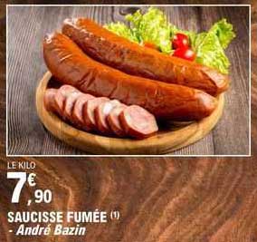 saucisse fumée - andré bazin
