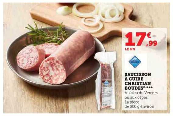 saucisson à cuire christian boudes