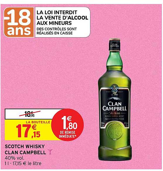 scotch whisky clan campbell