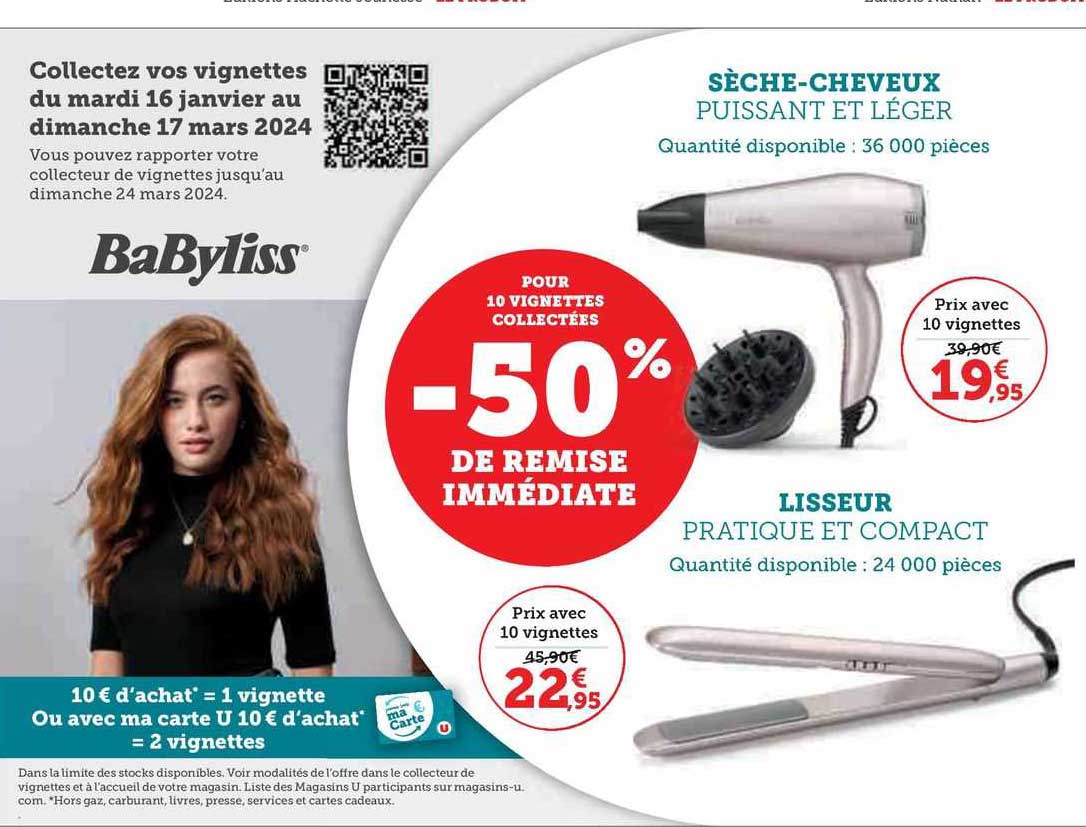 sèche-cheveux, lisseur baByliss