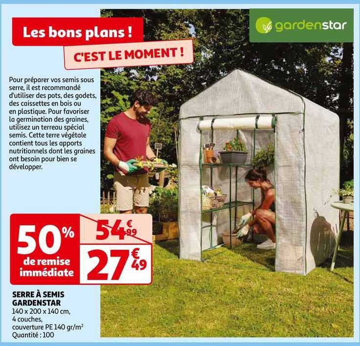 serre à semis gardenstar