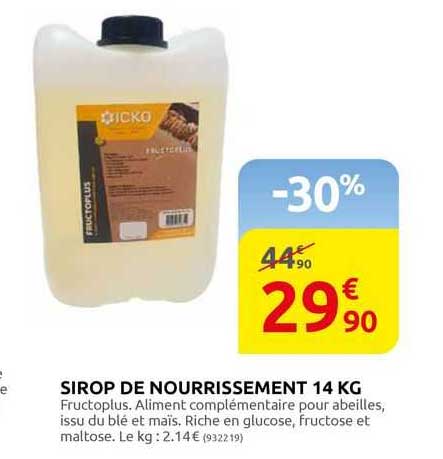Sirop De Nourrissement 14 Kg